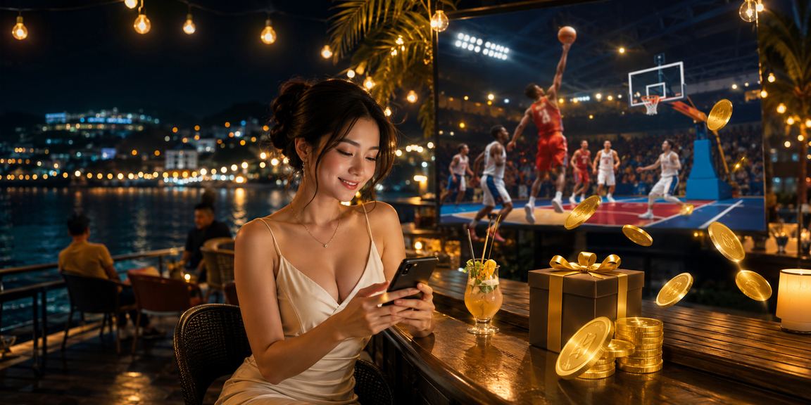 Màn hình cá cược bóng rổ tại Đà Lạt với khung cảnh thiên nhiên xanh mát